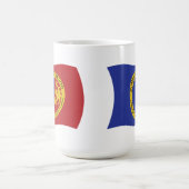 Mug Musique drapeau de la nation Comanche (Centre)