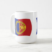 Mug Musique drapeau de la nation Comanche (Devant gauche)