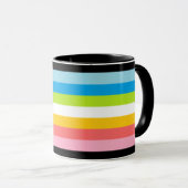 Mug Musique drapeau de la Queer Pride (Devant droit)