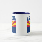 Mug Musique drapeau de l'État de l'Arizona (Centre)
