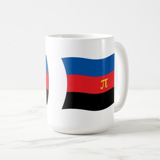 Mug Musique drapeau polyamory (Devant droit)