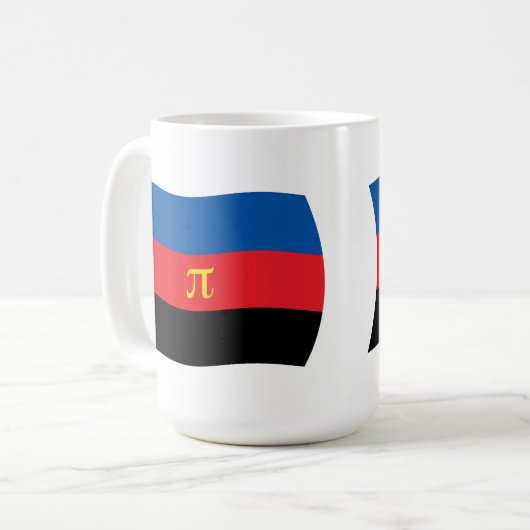 Mug Musique drapeau polyamory (Devant gauche)
