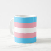 Mug Musique Drapeau Transgenre (Devant gauche)