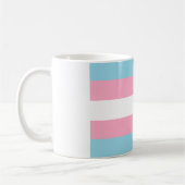 Mug Musique "Drapeau transgenre" (Gauche)