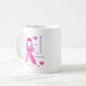 Mug Musique du cancer du sein (Devant gauche)