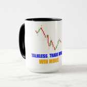 Mug Musique du commerçant Forex (Devant gauche)