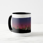 Mug Musique du coucher de soleil de Sydney (Devant gauche)