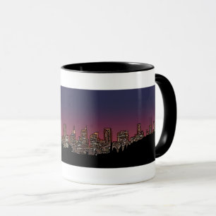Mug Musique du coucher de soleil de Sydney