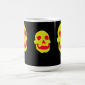 Mug Musique du crâne d'Halloween (Centre)