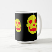 Mug Musique du crâne d'Halloween (Devant droit)