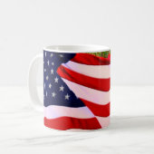 Mug Musique du drapeau américain (Devant gauche)
