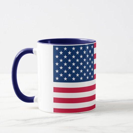 Mug Musique du drapeau américain (Gauche)