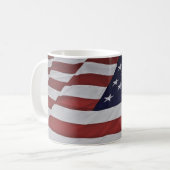 Mug Musique du drapeau américain (Devant gauche)