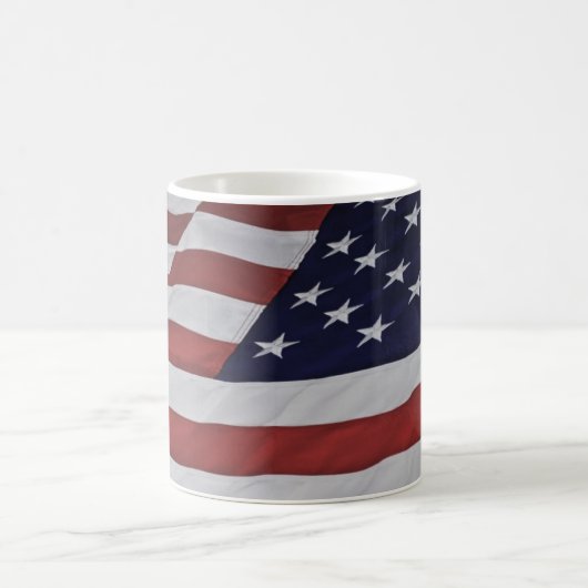 Mug Musique du drapeau américain (Centre)