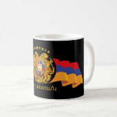 Mug Musique du drapeau arménien (Devant droit)