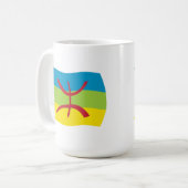 Mug Musique du drapeau berbère (Devant gauche)