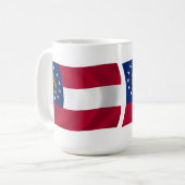 Mug Musique du drapeau de Géorgie (Devant gauche)