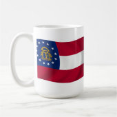 Mug Musique du drapeau de Géorgie (Gauche)