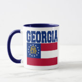 Mug Musique du drapeau de l'État de Géorgie (Gauche)