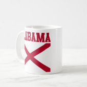 Mug Musique du drapeau de l'État de l'Alabama (Devant gauche)