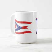 Mug Musique du drapeau de l'Ohio (Devant gauche)