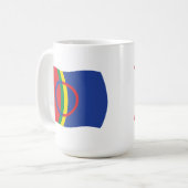 Mug Musique du drapeau des Sami (Devant gauche)