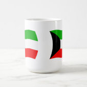 Mug Musique du drapeau du Koweït (Centre)