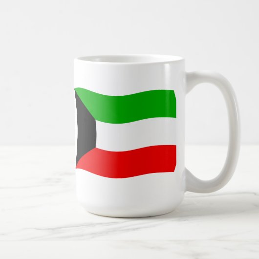 Mug Musique du drapeau du Koweït (Droite)