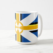 Mug Musique du drapeau du royaume celtique (Devant droit)