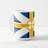 Mug Musique du drapeau du royaume celtique (Devant gauche)