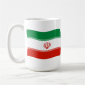Mug Musique du drapeau iranien (Gauche)