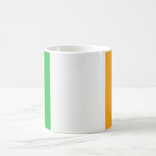 Mug Musique du drapeau irlandais (Centre)