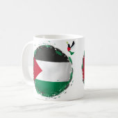 Mug Musique du drapeau palestinien (Devant gauche)