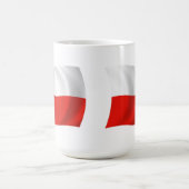 Mug Musique du drapeau polonais (Centre)