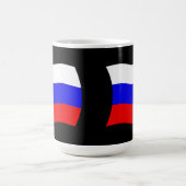 Mug Musique du drapeau russe (Centre)