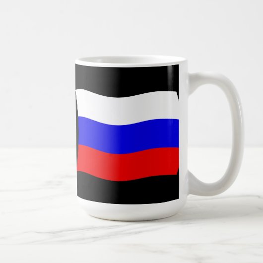 Mug Musique du drapeau russe (Droite)