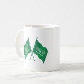 Mug Musique du drapeau saoudien | KSA National Day 202 (Devant gauche)