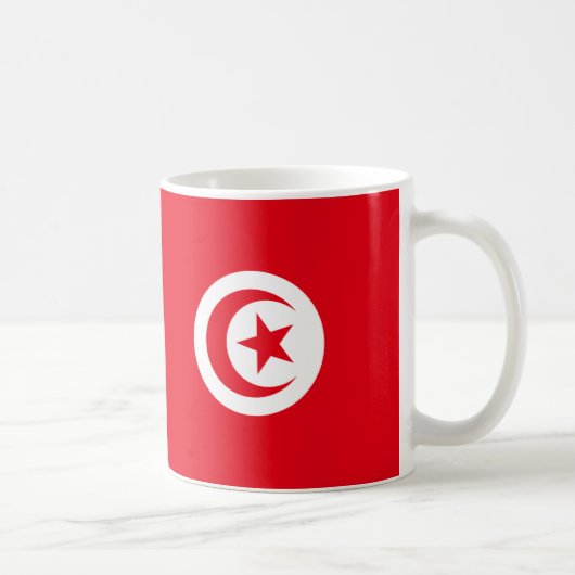 Mug Musique du drapeau tunisien (Droite)