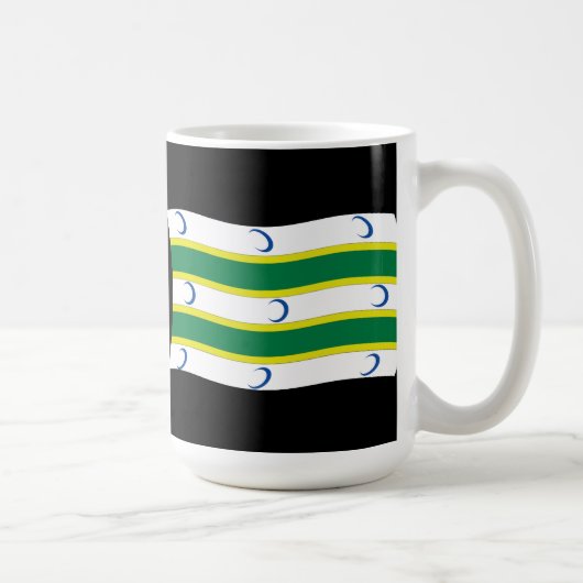 Mug Musique du drapeau turkmène (Droite)