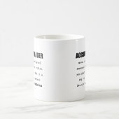 Mug Musique du gestionnaire de comptes (Centre)