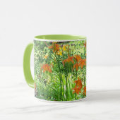 Mug Musique du jardin de fleurs d'été (Devant gauche)