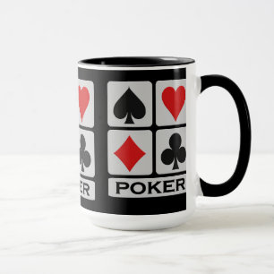 Mug Musique du joueur de poker - choisissez style et c