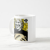 Mug Musique du joueur de rugby (Devant gauche)