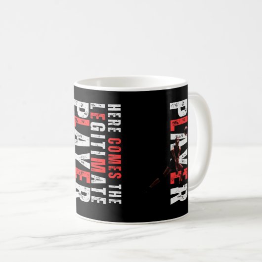 Mug Musique du joueur de volley-ball (Devant droit)