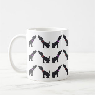 Mug Musique du Labrador noir