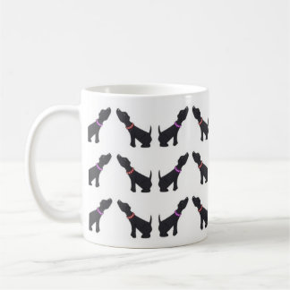 Mug Musique du Labrador noir