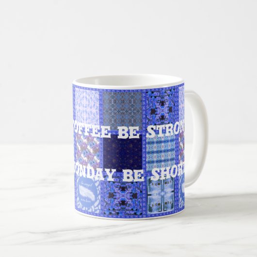 Mug Musique du lundi bleu (Devant droit)