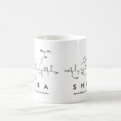 Mug Musique du nom du peptide de Shira (Centre)