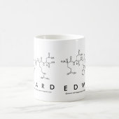 Mug Musique du nom du peptide Edward (Centre)