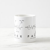 Mug Musique du nom du peptide Parker (Centre)
